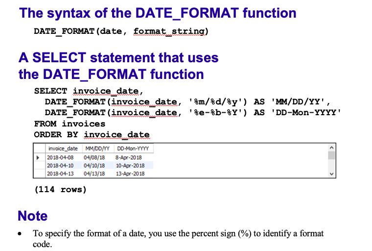 mysqlformat